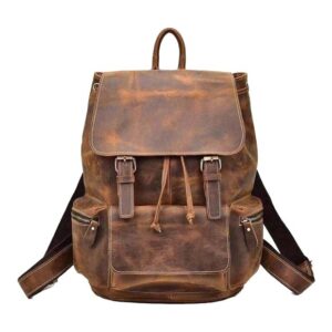 Vintage Buffalo Leather Backpack